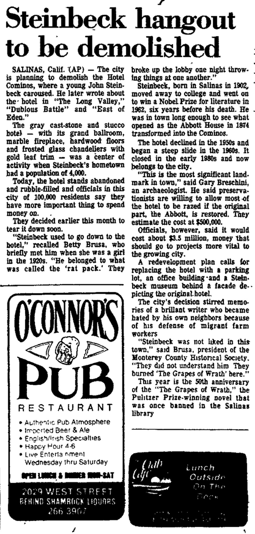 1961 Cominos Hotel